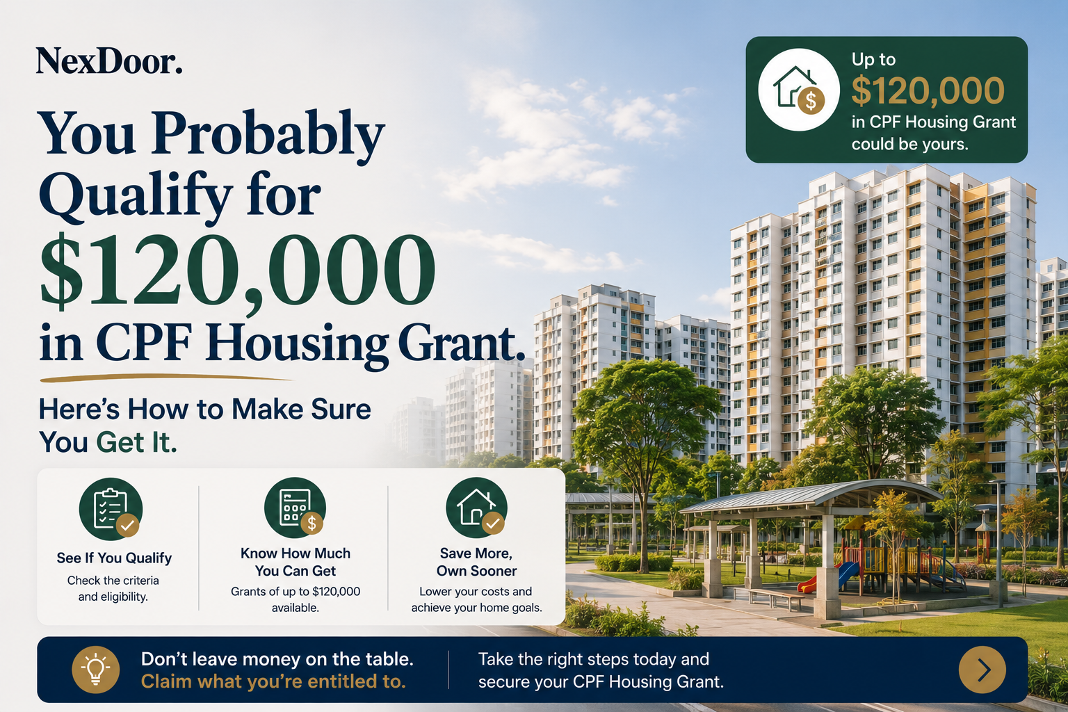 You Probably Qualify for $120,000 in CPF Housing Grant. Here's How to Make Sure You Get It. featured image