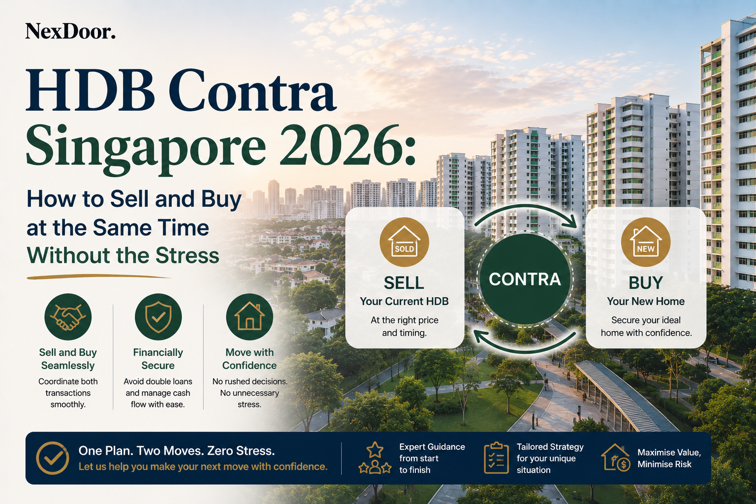 HDB Contra Singapore 2026: How to Sell and Buy at the Same Time Without the Stress featured image