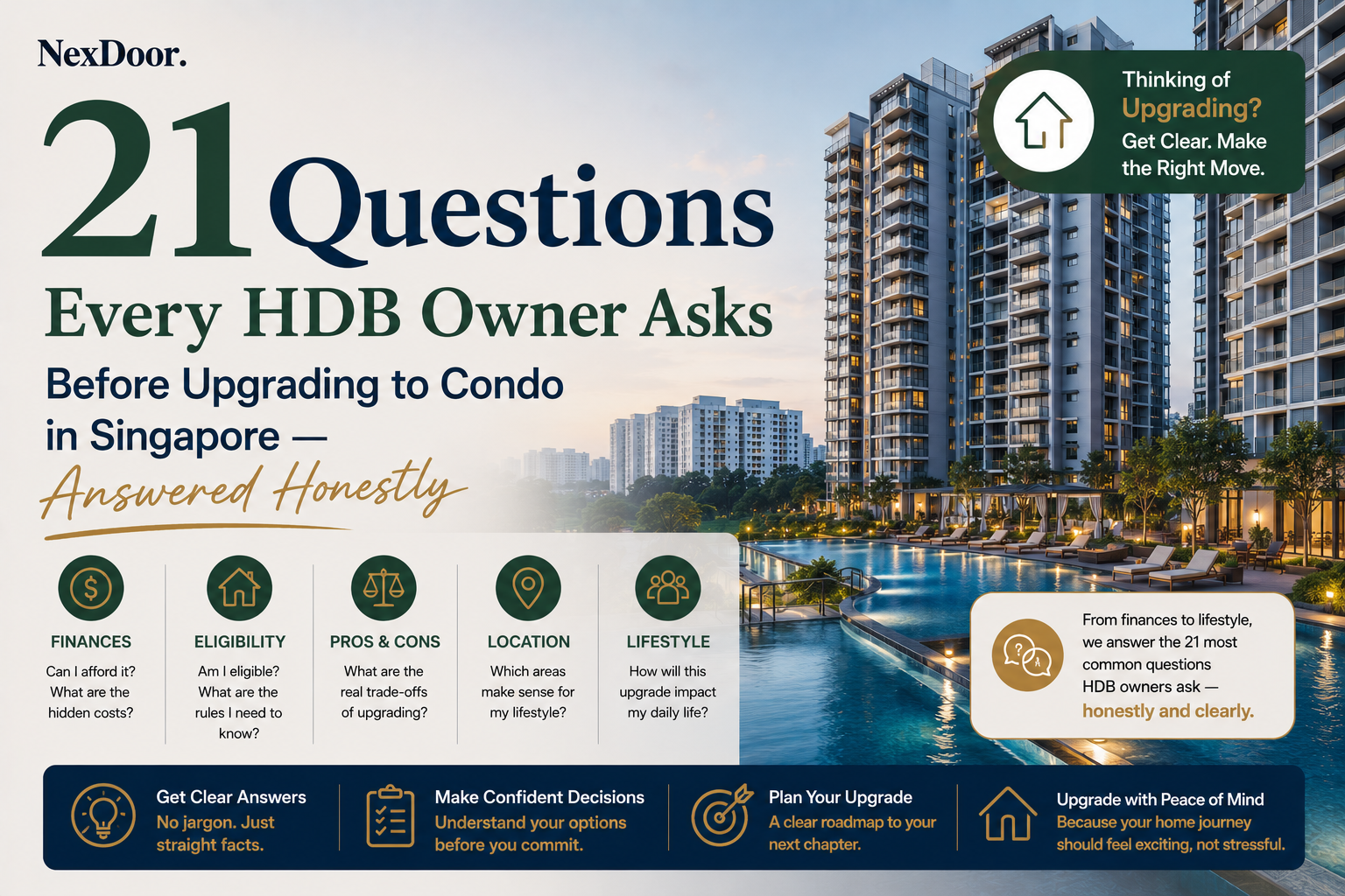 21 Questions Every HDB Owner Asks Before Upgrading to Condo — Answered Honestly featured image