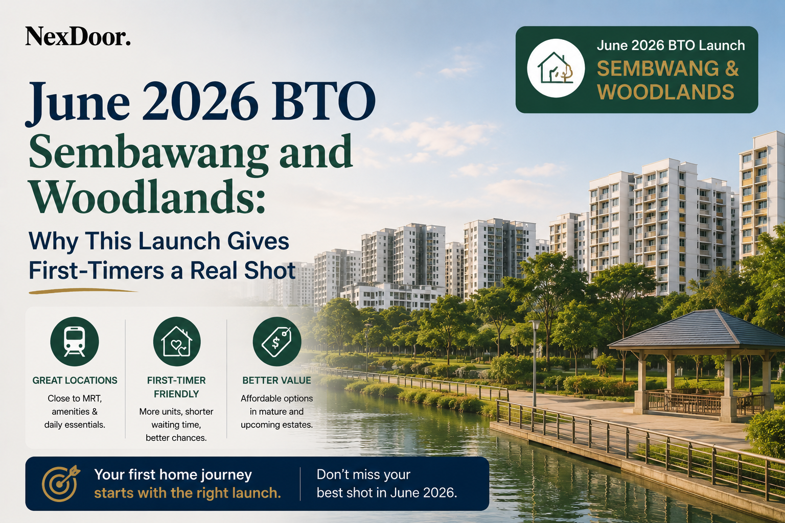 June 2026 BTO Sembawang and Woodlands: Why This Launch Gives First-Timers a Real Shot featured image