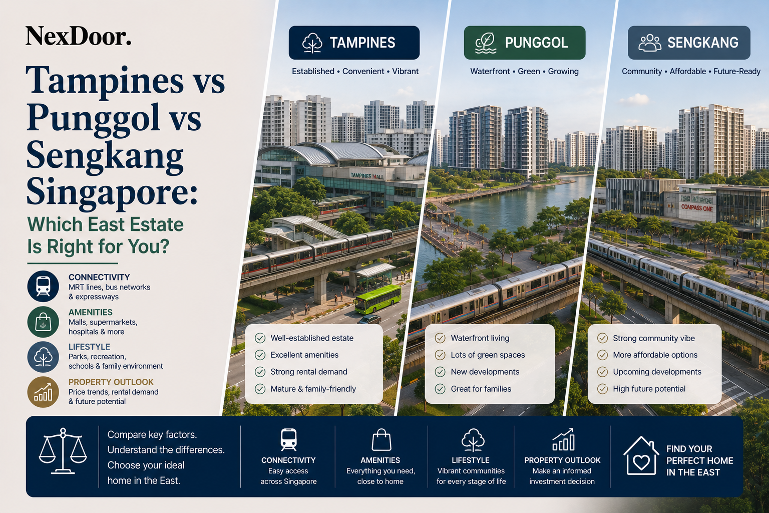 Tampines vs Punggol vs Sengkang: Which East Estate Is Right for You? featured image