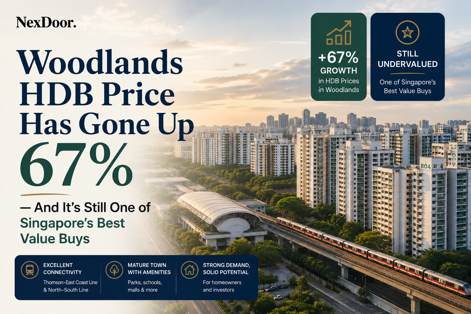 Woodlands HDB Has Gone Up 67% — And It's Still One of Singapore's Best Value Buys featured image